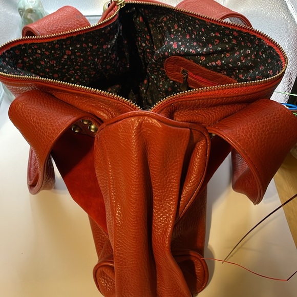 Vintage Genuine leather shoulder bag (000231) - Picture 11 of 15